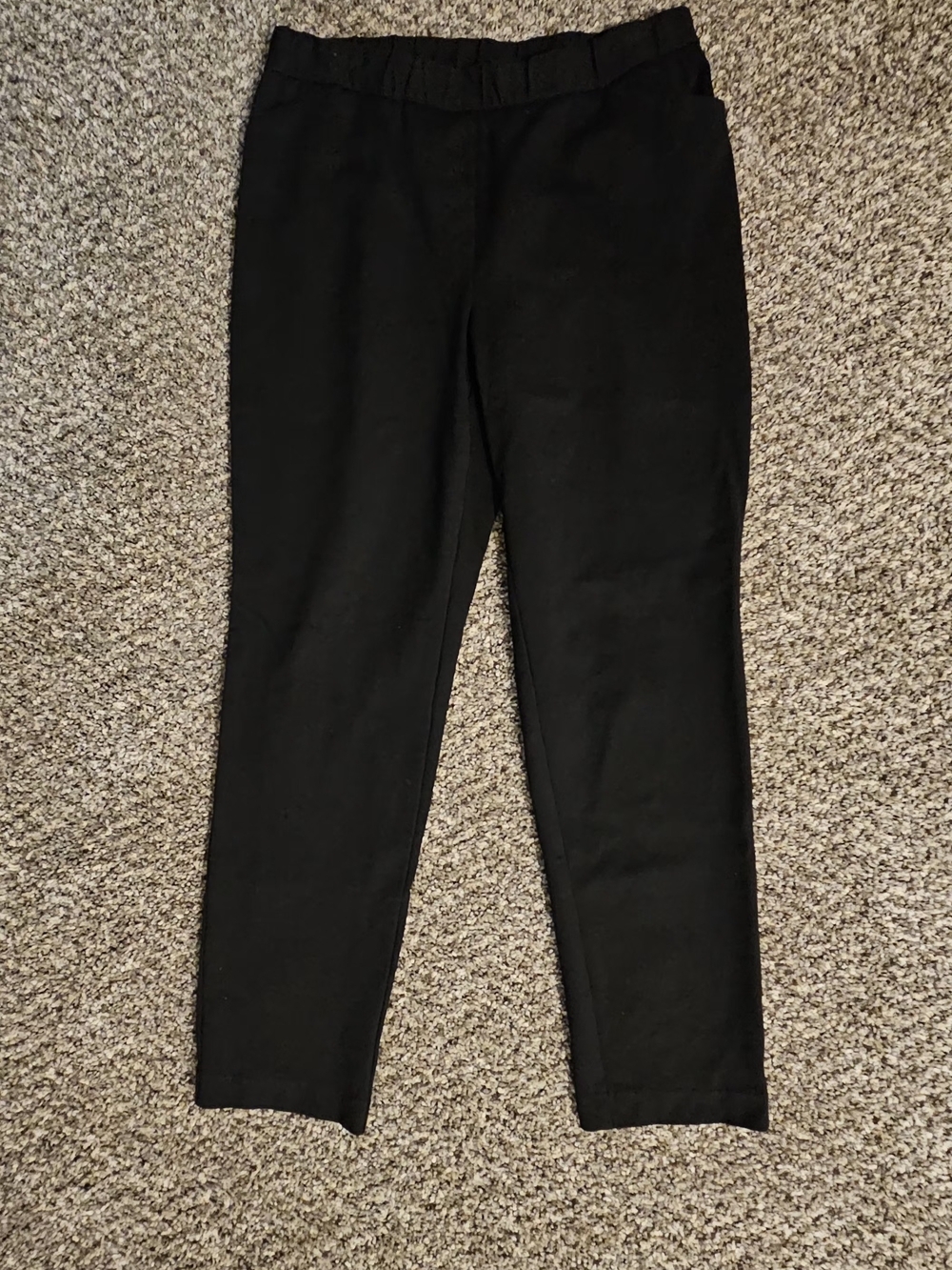 J. Jill Black Ponte Slim Leg Pants